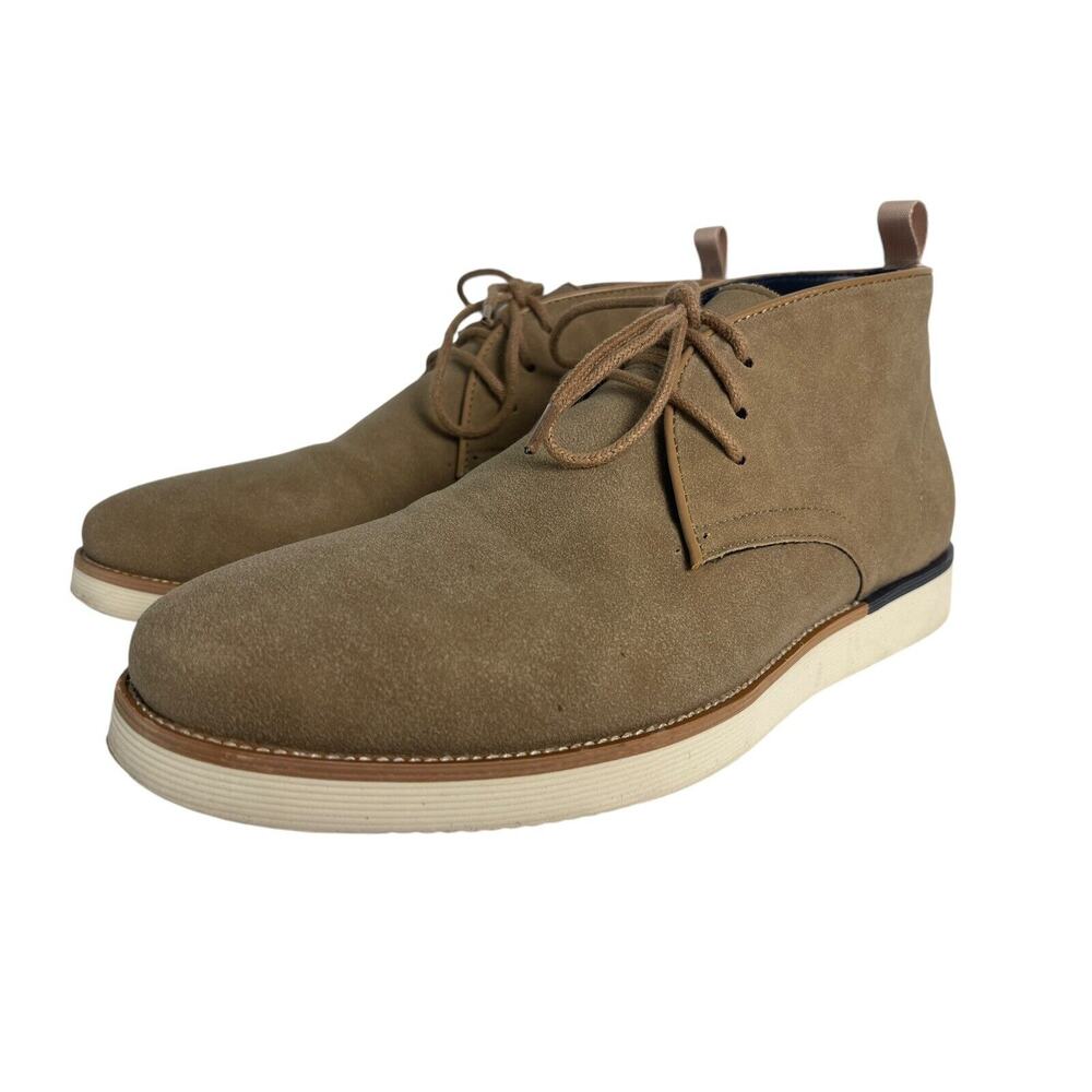 Vance Co.‎ Men's Size 8 Jimmy Plain Toe Chukka Boots Taupe EUC
